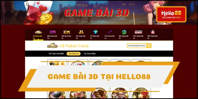 Hạng mục game bài trăm chủ đề hot